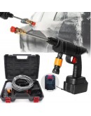 Безжичен пистолет за миене на автомобили с 2 батерии